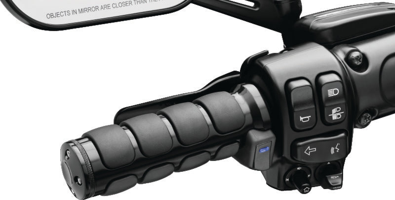 Kuryakyn Heated ISO Grips Throttle-By-Wire Gloss Black – Stay Warm on Cold Rides