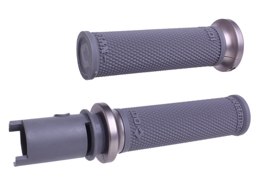 ODI Lock On Ruffian Grips Graphite/Gun Metal CVO '23 & '24 – V-Twin Motorcycle Performance Handlebar Grips