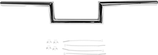 1" Z-BAR DIMPLED 4" CHROME