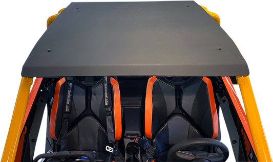 Moose Offroad V000219-11056M UTV Roof – One-Piece Polyethylene with Molded-in Cargo Tray and Drains