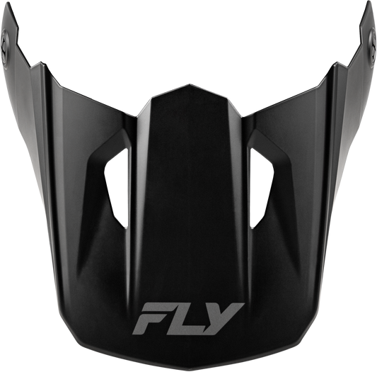 Fly Racing Kinetic Solid Helmet Visor Matte Black for XS/S Sizes