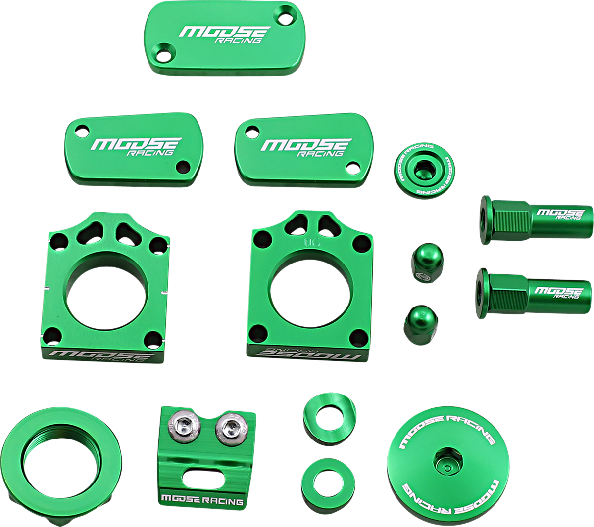 MOOSE OFFROAD Bling Pack - Green for Kawasaki KX450/X - Part M57-2004GN