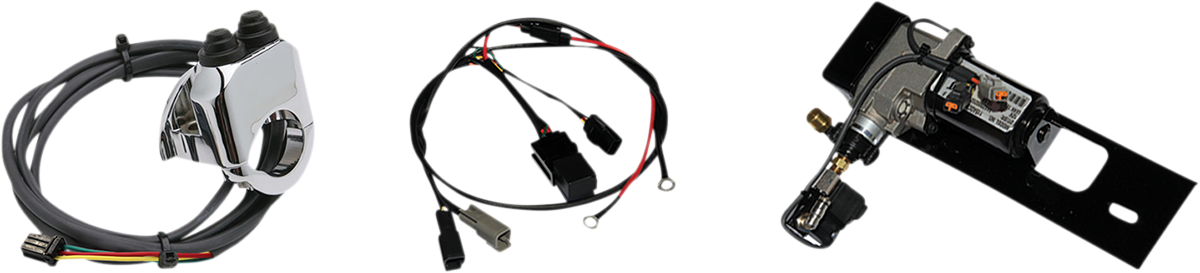 Legend Suspension AIR-A FL Adjustable Air Suspension System with Chrome Handlebar Control - Part 13110157