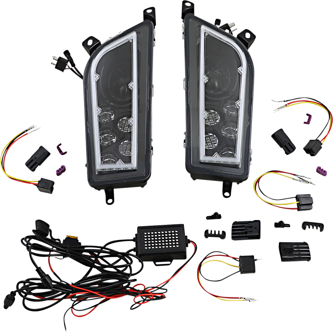 Moose Offroad LED Headlight for RZR900/1000 - Clear (Part Number 100-3414-PU)