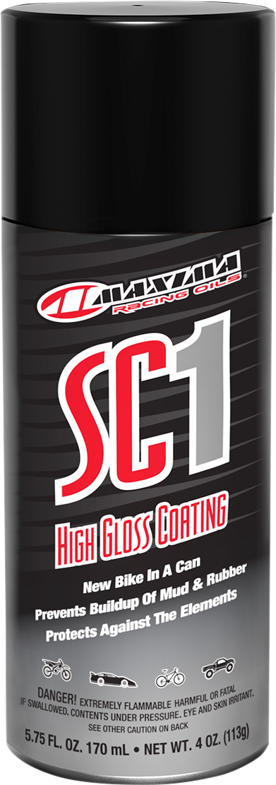 MAXIMA RACING OIL SC1 Detailer - 4 oz. Aerosol - Restores Shine and Conditions Surfaces
