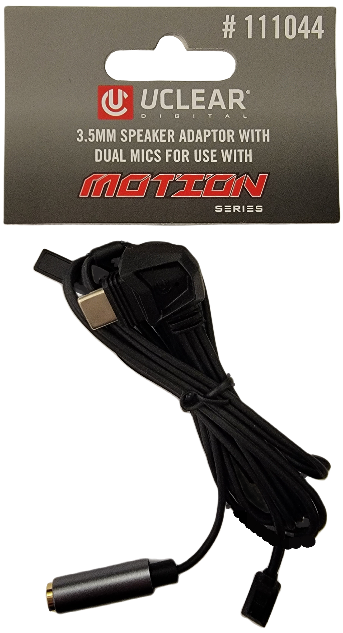 UCLEAR 3.5mm Speaker Adapter with Dual MEMs Microphones for Motion Series Controllers