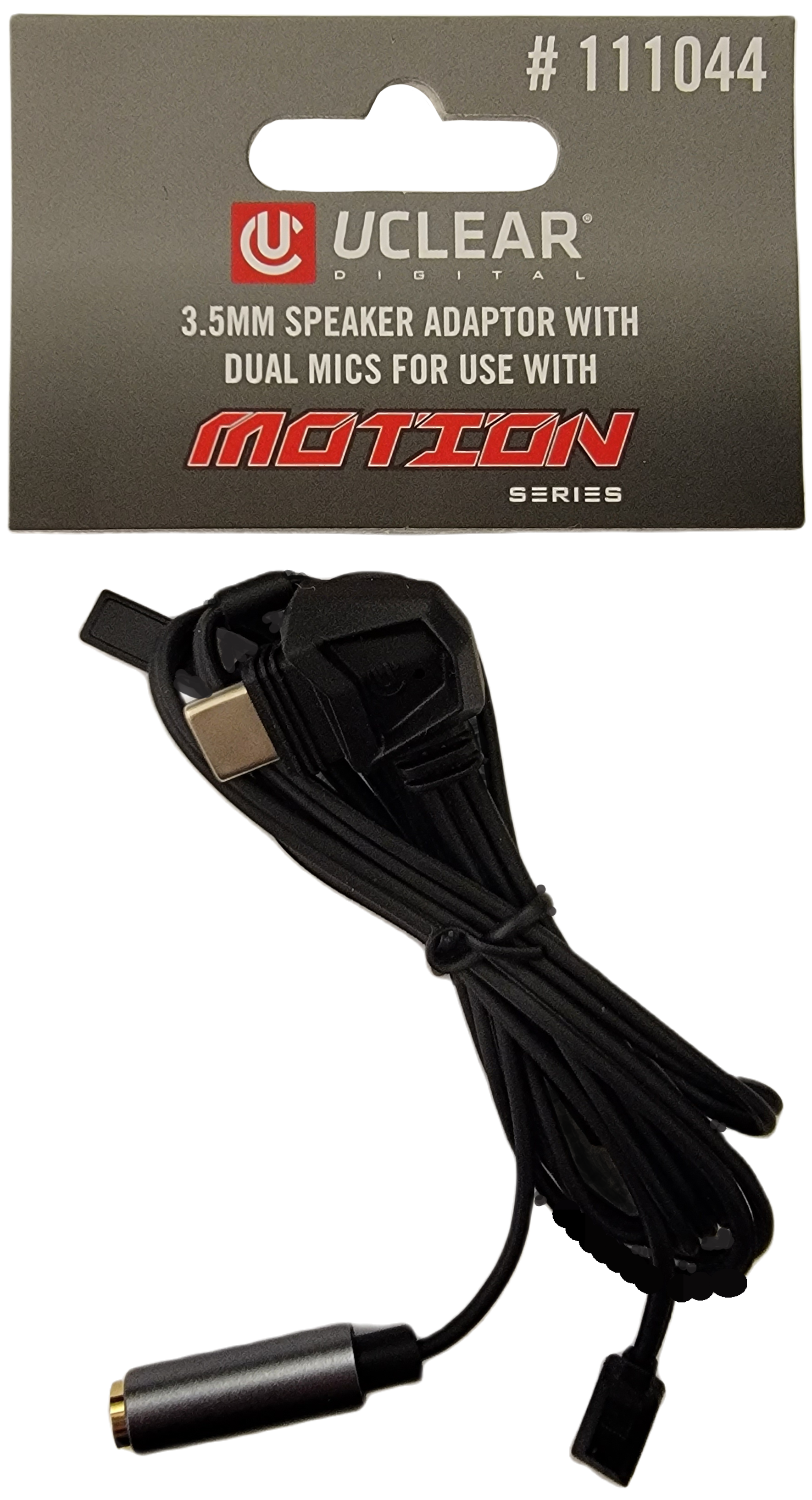 UCLEAR 3.5mm Speaker Adapter with Dual MEMs Microphones for Motion Series Controllers