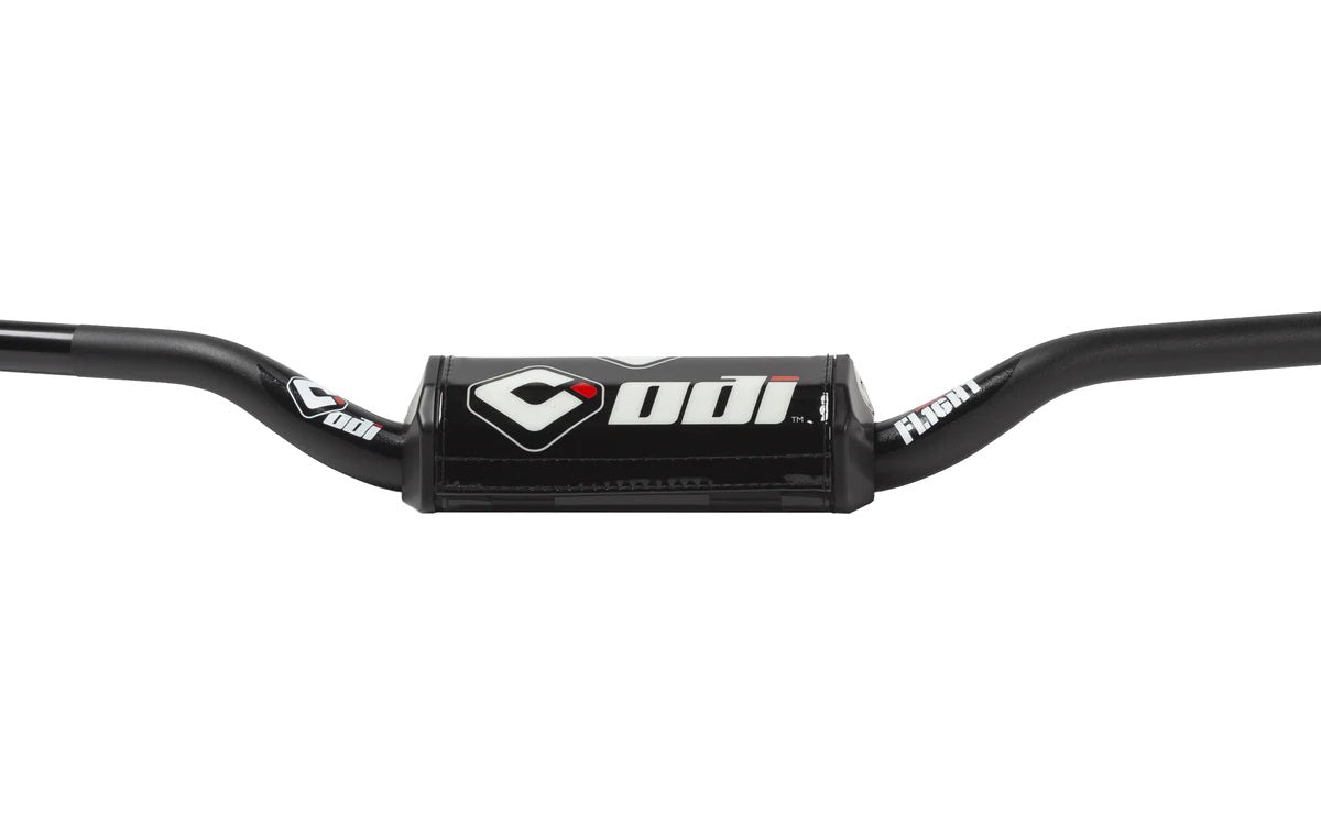 ODI Podium Flight Handlebar Black 1 1/8" - High-Performance BMX and Mountain Bike Bar