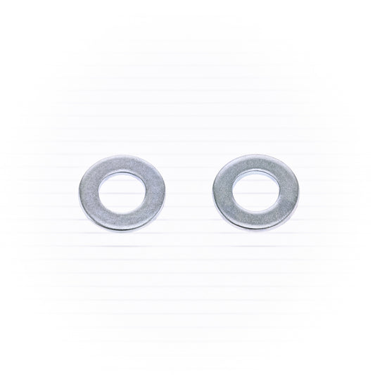 BOLT Flat Washers 10mm, Pack of 10 - Durable Steel Construction for Mechanical and Electrical Applications