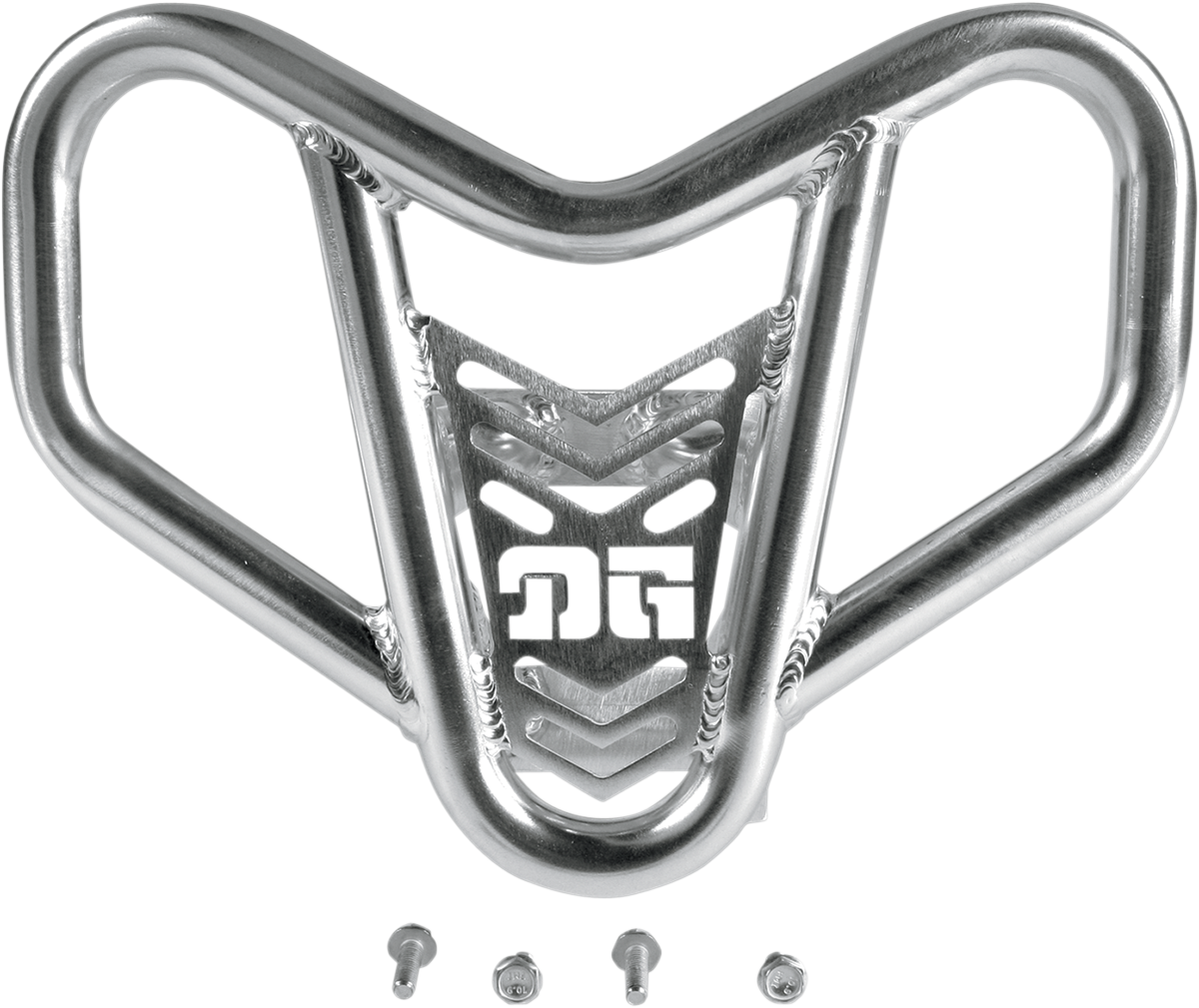 DG Performance V-Pro™ Front Bumper for Yamaha Raptor '04-'13 – Aluminum Alloy Silver