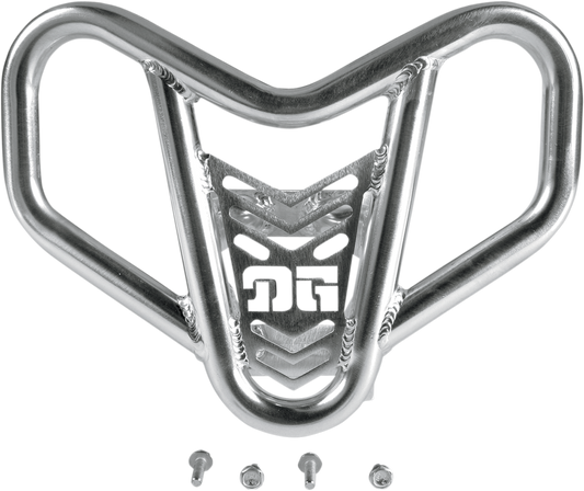 DG Performance V-Pro™ Front Bumper for Yamaha Raptor '04-'13 – Aluminum Alloy Silver