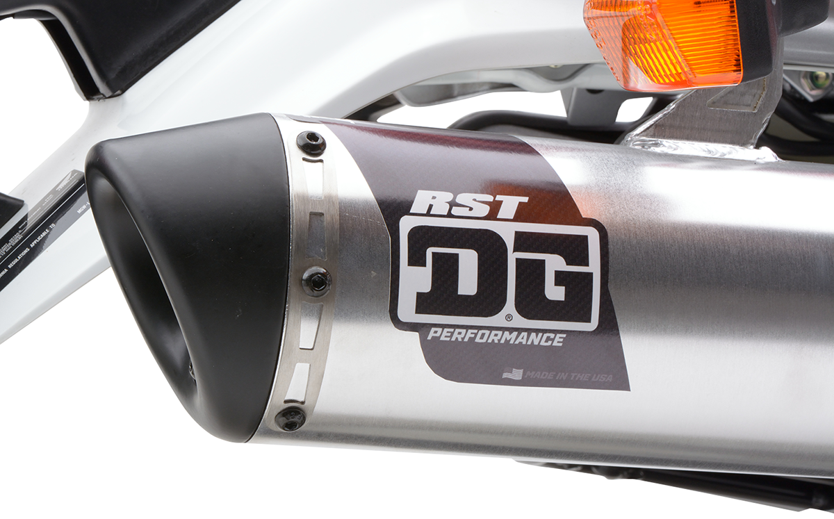 DG Performance RST Dual Sport Slip-On Muffler for XR650L - Part Number 091-2670
