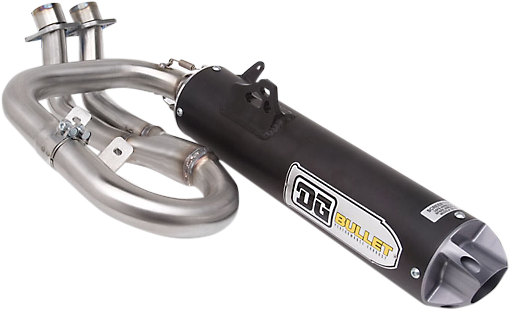 DG Performance Bullet Complete Exhaust System 105-4300 for Motorcycle