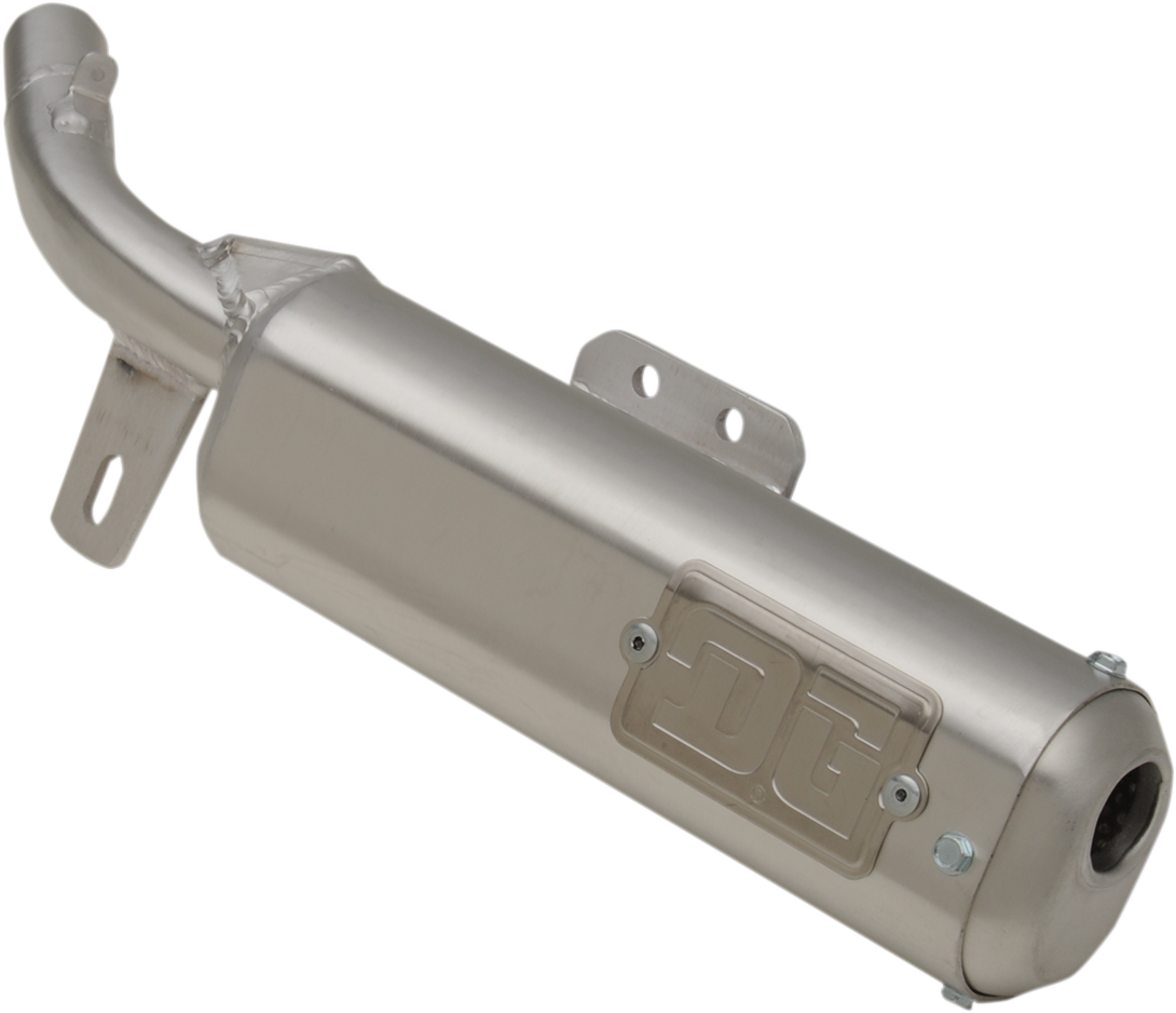 DG Performance Type II Silencer 20-2213 - Lightweight Aluminum Motorcycle Exhaust Part
