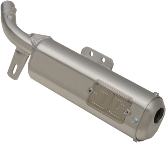 DG Performance Type II Silencer 20-2213 - Lightweight Aluminum Motorcycle Exhaust Part