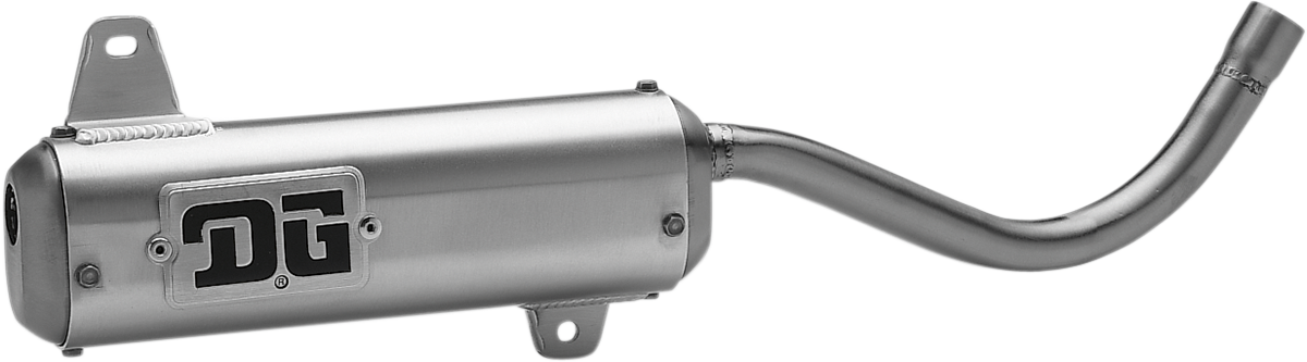 DG Performance Type II Silencer 20-4212 – Lightweight 6061 T-6 Aluminum Exhaust Muffler for Enhanced Power and Reduced Noise