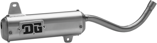 DG Performance Type II Silencer 20-4212 – Lightweight 6061 T-6 Aluminum Exhaust Muffler for Enhanced Power and Reduced Noise