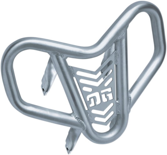 DG PERFORMANCE V-Pro™ Front Bumper for Honda TRX (1993-2018) - Aluminum Alloy, Silver - Part Number 554-2100