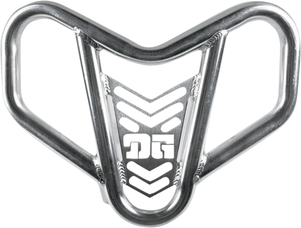 DG Performance V-Pro™ Front Bumper for Honda TRX 1999-2014 - Aluminum Alloy, Silver - Part 554-2130