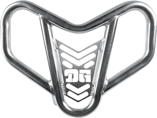 DG Performance V-Pro™ Front Bumper for Honda TRX 1999-2014 - Aluminum Alloy, Silver - Part 554-2130