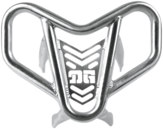 DG Performance V-Pro™ Front Bumper for Suzuki QuadSport - Aluminum Alloy Silver Part 554-6120