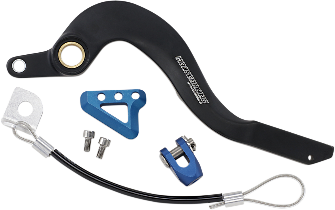 MOOSE OFFROAD Yamaha Brake Pedal - Blue (Part Number 82-0224-21-22)