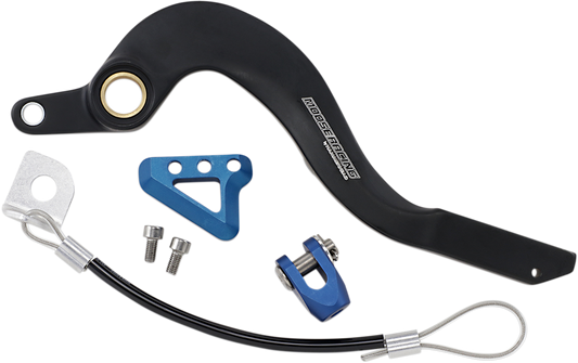 MOOSE OFFROAD Yamaha Brake Pedal - Blue (Part Number 82-0224-21-22)