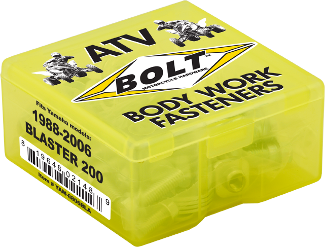 BOLT Body Work Fastener Kit for ATV - Model YAM-8806BLA