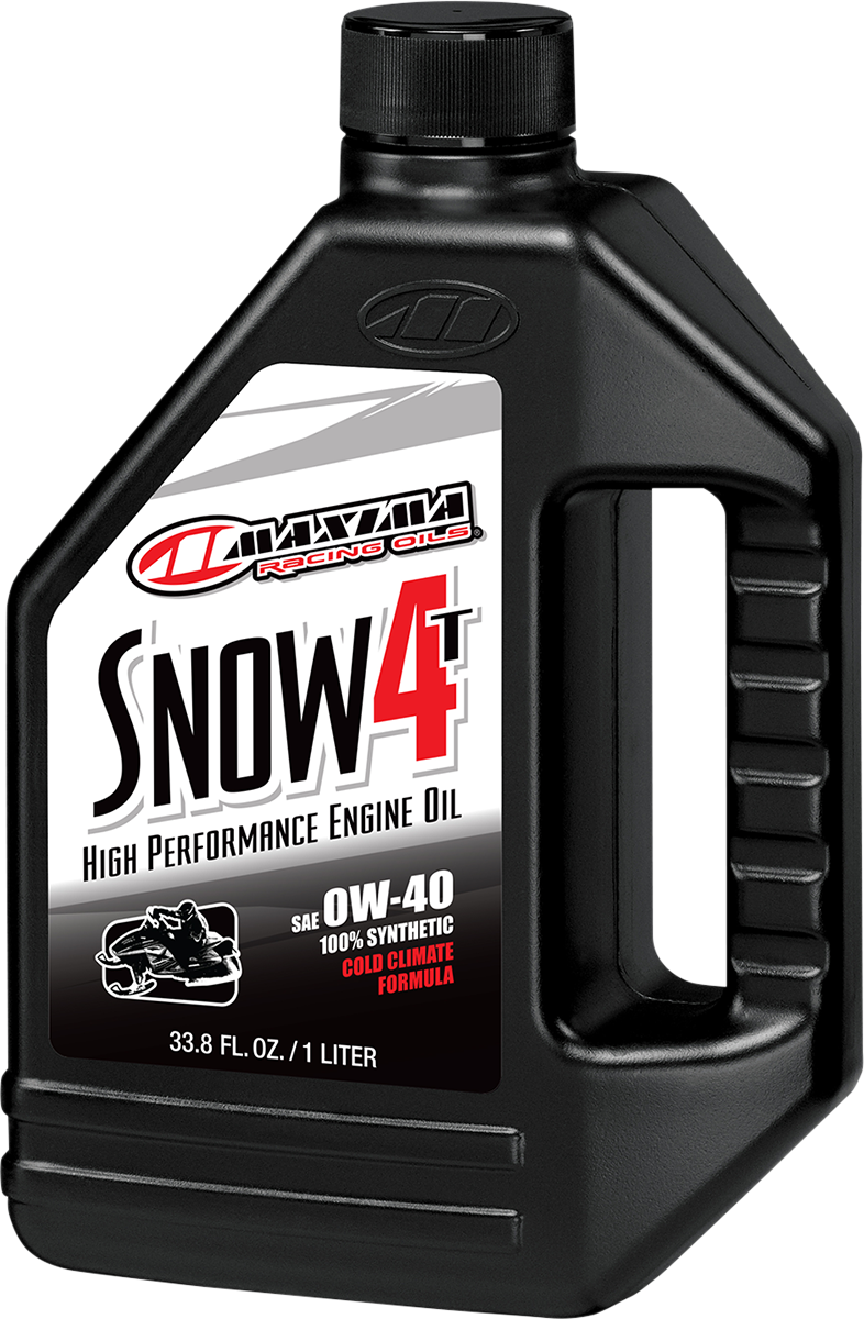 MAXIMA RACING OIL Synthetic 4T Snow Oil 0W-40 - 1L (Part No. 30-31901)