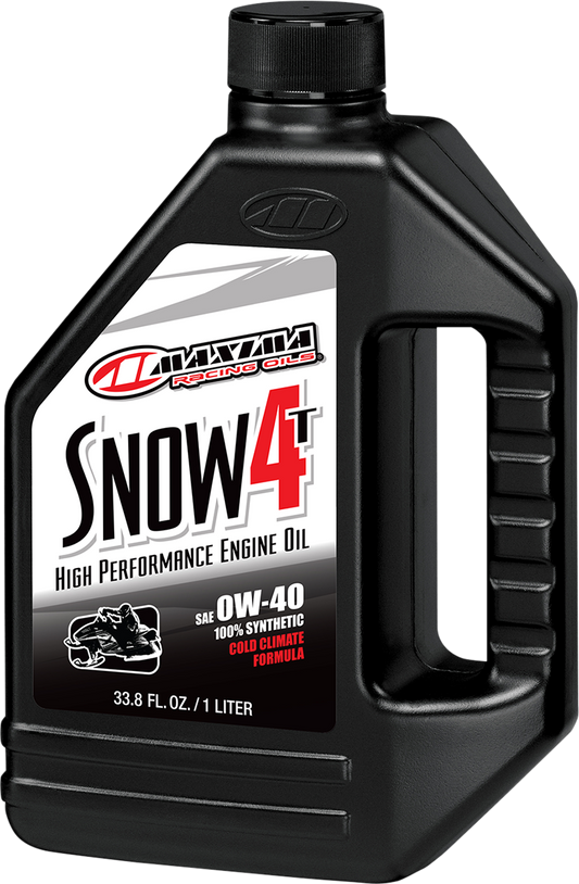MAXIMA RACING OIL Synthetic 4T Snow Oil 0W-40 - 1L (Part No. 30-31901)