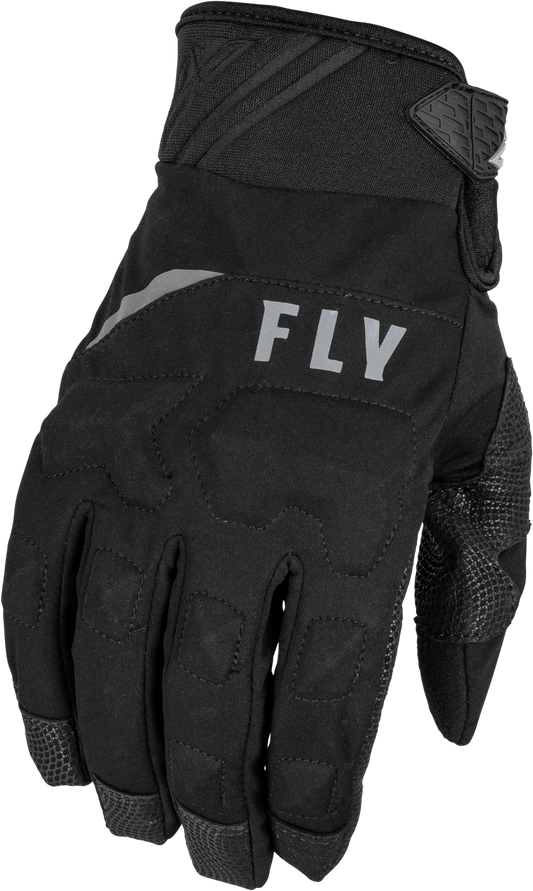 Fly Racing Boundary Gloves Black XS - Durable Genuine Goat Skin Leather with Windproof and Weatherproof Features