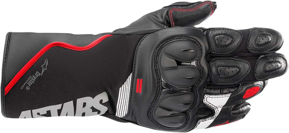 Alpinestars SP-365 Drystar® Gloves - Black, Fluo Red, White - Size XL