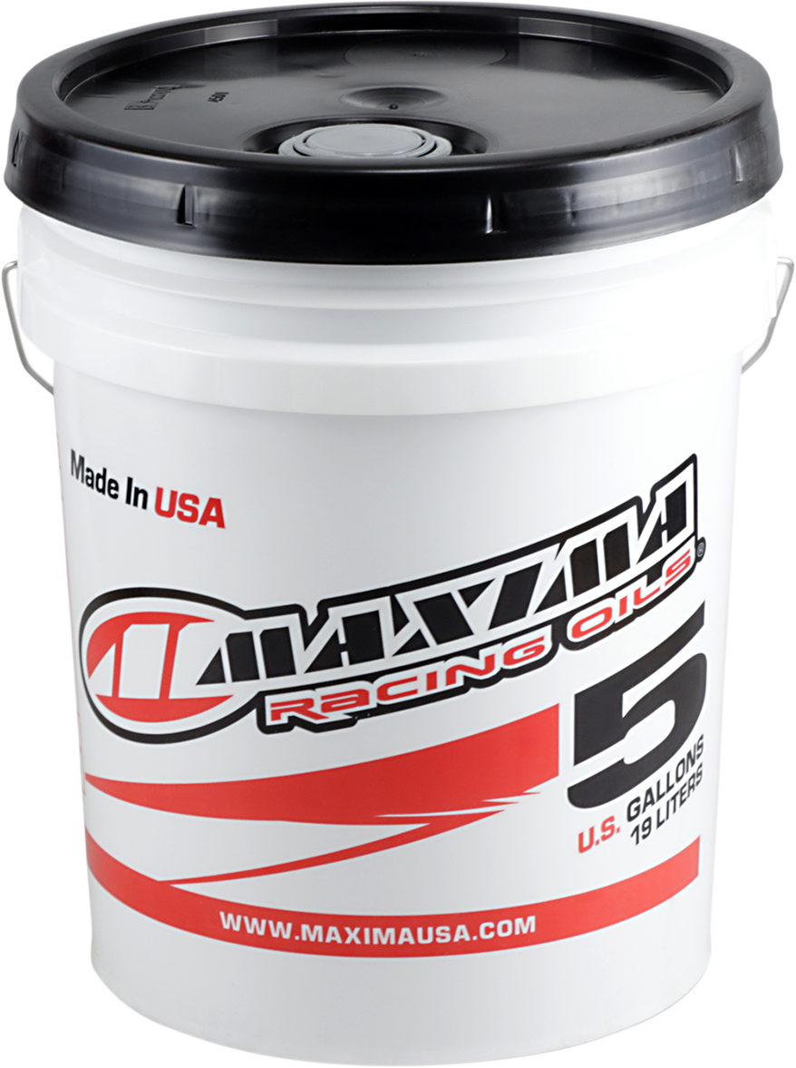 MAXIMA RACING OIL SynBlend Semi-Synthetic 10W-40 Engine Oil – 5-Gallon Bucket, Part #34505B