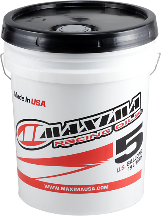 MAXIMA RACING OIL SynBlend Semi-Synthetic 10W-40 Engine Oil – 5-Gallon Bucket, Part #34505B