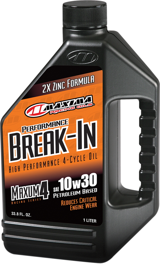 Maxima Racing Oil Break-In Oil 1L (Part #30-10901) for Engine Break-In and High-Performance Applications