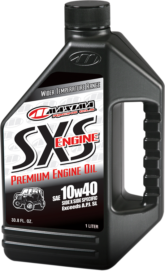 MAXIMA RACING OIL SXS UTV 4T Oil 10W-40 - 1 Quart (Part No. 30-04901)