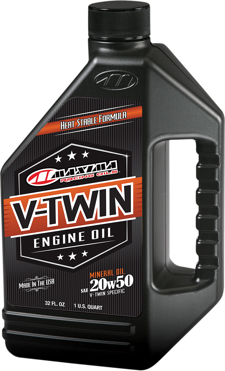 MAXIMA RACING OIL V-Twin 20W-50 Oil - 1 U.S. Quart - Part Number 30-06901
