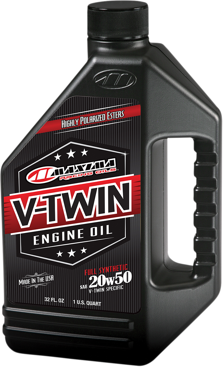 Maxima Racing Oil V-Twin Synthetic Oil 20W-50 - 1 Quart - Part #30-11901