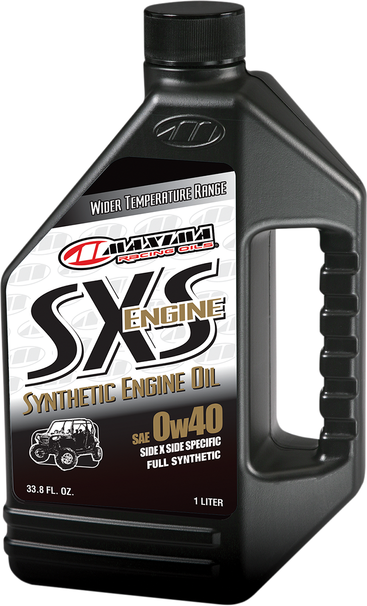 MAXIMA RACING OIL SXS UTV Synthetic 4T Oil - 0W-40 - 1L (Part #30-12901)