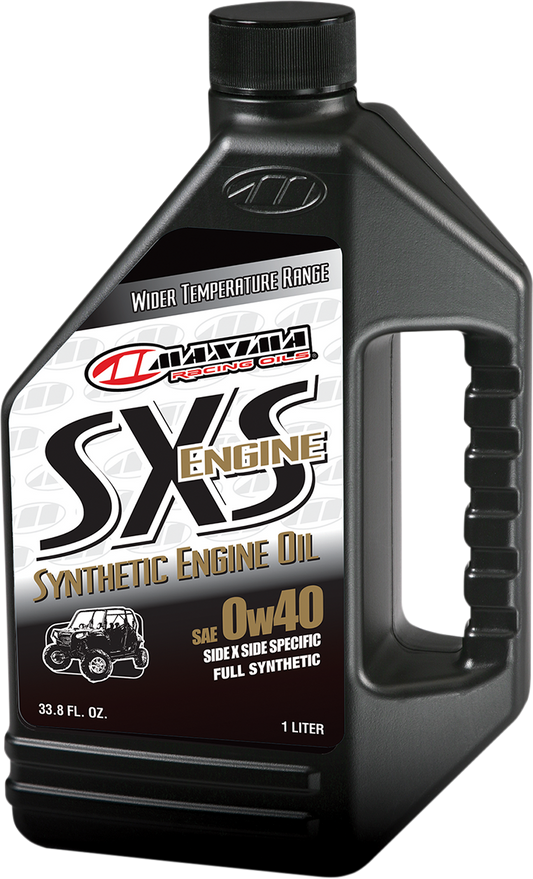 MAXIMA RACING OIL SXS UTV Synthetic 4T Oil - 0W-40 - 1L (Part #30-12901)