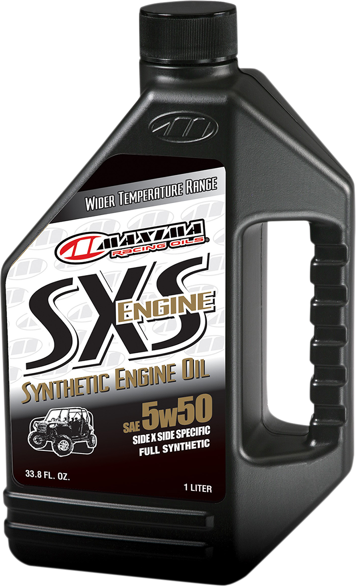 MAXIMA RACING OIL SXS UTV Synthetic 4T Oil 5W-50, Part Number 30-18901