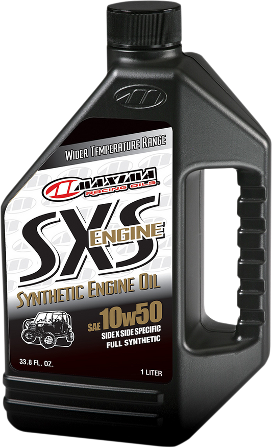 MAXIMA RACING OIL SXS UTV Synthetic 4T Oil 10W-50 - 1 Quart (Part Number 30-21901)