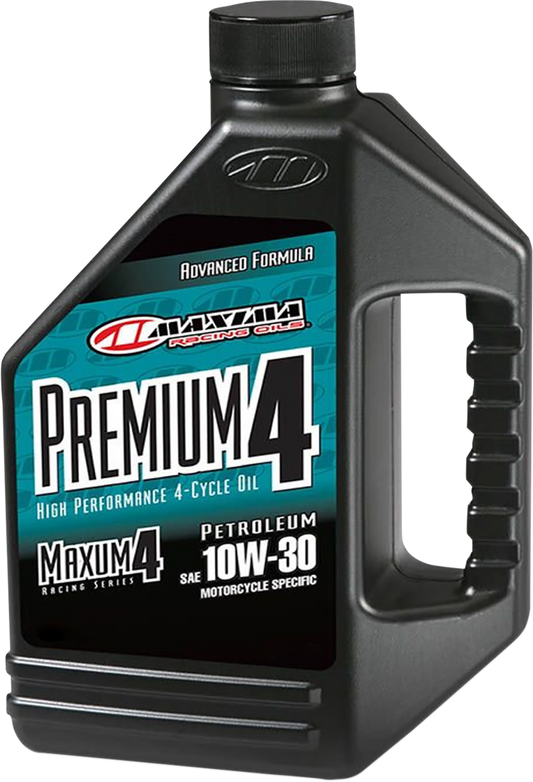 MAXIMA RACING OIL Premium High Performance 10W-30 4T Engine Oil - 1 Gallon, Part No. 30-209128