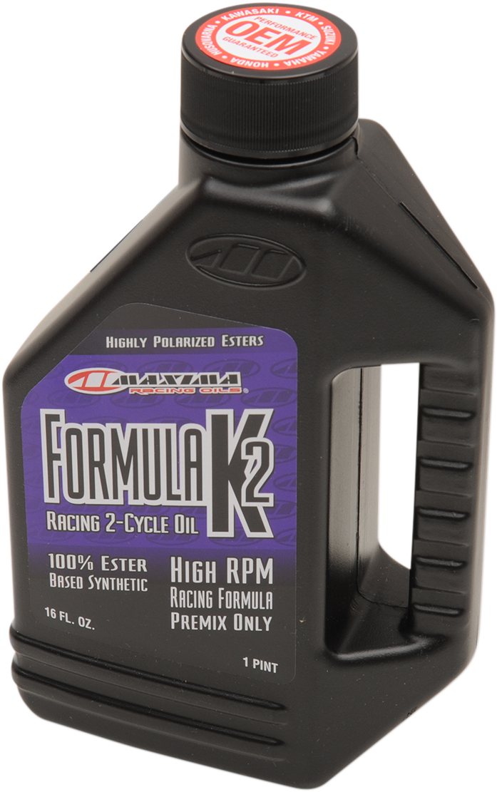 Maxima Racing Oil Formula K2 Synthetic Premix 16 fl oz. Part Number 22916