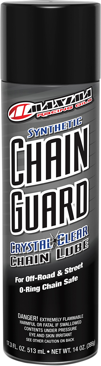 MAXIMA Racing Oil Synthetic Chain Guard Lube Aerosol 77920 – 14 oz. Protects and Extends Chain Life