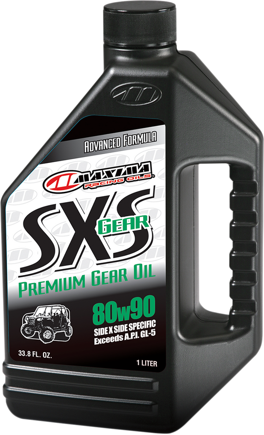 MAXIMA RACING OIL SXS Mineral Gear Oil 80W-90 - 1L by MAXIMA RACING OIL (Part No. 40-43901)