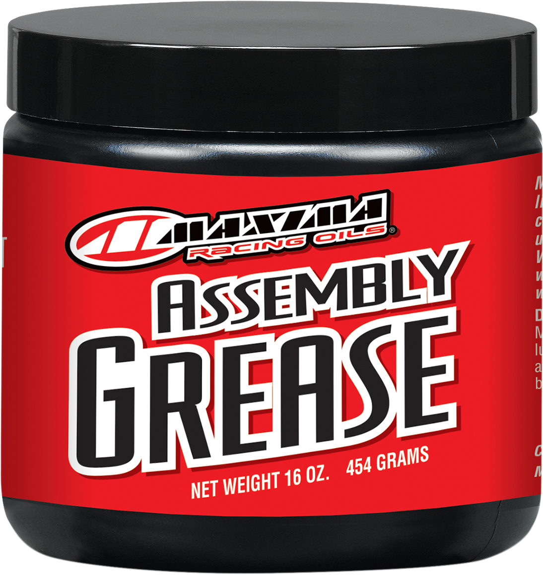 MAXIMA RACING OIL Assembly Grease 16 oz. - High-Performance Multi-Purpose Lubricant (Part No. 69-02916)