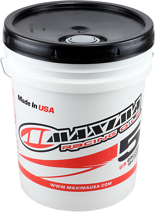 MAXIMA RACING OIL 58505L Racing Shock Fluid - Light - 5 Gallon Pail