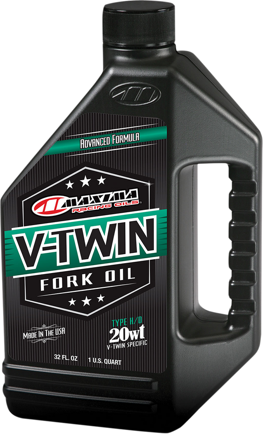 MAXIMA RACING OIL V-Twin Fork Oil 20WT - 1 Quart - Part #50-03901