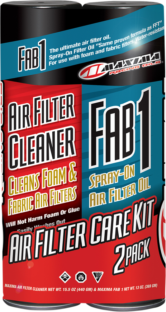 MAXIMA RACING OIL Air Filter Kit 70-799202 for Foam and Fabric Filters